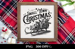 Small Town Christmas Bow PNG Product Image 3