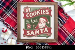 Retro Cookies for Santa Clipart PNG Product Image 3