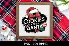 Retro Cookies for Santa Png Product Image 3