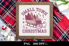 Small Town Christmas Bow PNG Product Image 3