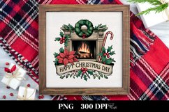 Retro Happy Christmas Day Png Product Image 3