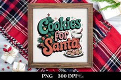 Cookies for Santa Christmas Png Product Image 3