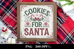 Cookies for Santa Christmas Png Product Image 3