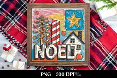 Retro Noel Christmas Png Product Image 1