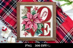 Love Poinsettia Png Product Image 1