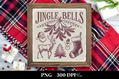 Engraved Jingle Bells Christmas Png Product Image 1