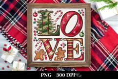 Love Christmas Illustration PNG Product Image 1