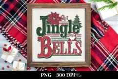 Retro Jingle Bells Clipart PNG Product Image 3