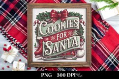 Cookies for Santa Christmas Png Product Image 3
