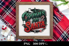 Cookies for Santa Christmas Png Product Image 3