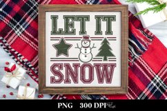 Let It Snow Christmas Png Product Image 3
