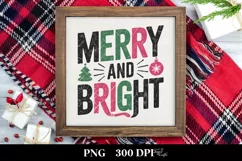 Merry and Bright Christmas Png Product Image 3