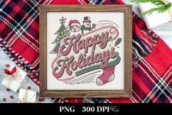 Happy Holidays Christmas Png Product Image 1