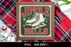 Retro Jingle Bells Clipart PNG Product Image 3
