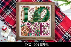 Love Christmas Illustration PNG Product Image 3