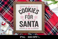 Cookies for Santa Christmas Png Product Image 3