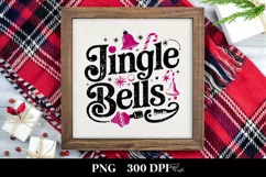 Retro Jingle Bells Christmas Png Product Image 3