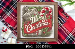 Vibrant Merry Christmas Clipart PNG Product Image 3