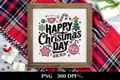 Happy Christmas Day Christmas File PNG Sublimation File Product Image 3