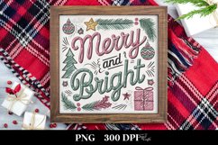 Merry and Bright Christmas Png Product Image 3