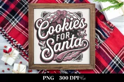 Cookies for Santa Christmas Png Product Image 1