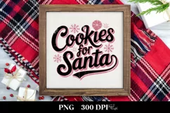 Cookies for Santa Christmas Png Product Image 3