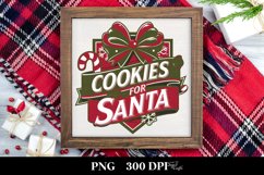Retro Cookies for Santa Png Product Image 3
