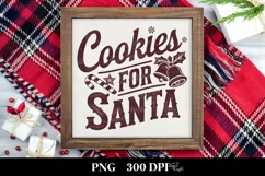 Cookies for Santa Christmas Png Product Image 3