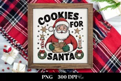 Cookies for Santa Christmas Png Product Image 1