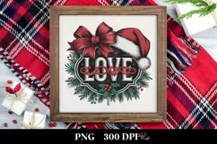 Retro Let It snow Christmas Png Product Image 2