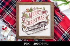 Merry Christmas Illustration PNG Product Image 1