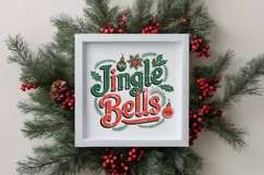 Retro Jingle Bells Clipart Png Product Image 4
