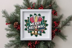 Vibrant Merry Christmas Png Product Image 1