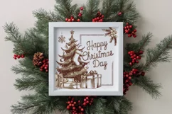 Retro Happy Christmas Day Png Product Image 4