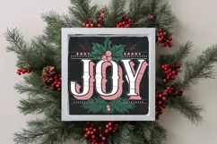 Joy Christmas Lights Clipart Png Product Image 3