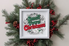 Retro Small Town Christmas Png Product Image 3