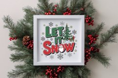 Let It Snow Christmas Png Product Image 3