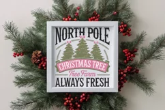 North Pole Christmas Tree Farm Always Fresh Png Product Image 4