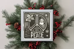 Peace Christmas Vibrant Retro PNG Product Image 4
