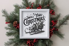 Small Town Christmas Bow PNG Product Image 4