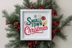 Retro Small Town Christmas Candy Cane Png Product Image 4