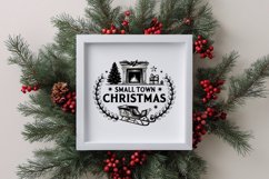Small Town Christmas Crest Png Product Image 1
