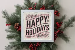 Happy Holidays Christmas Png Product Image 4