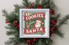 Retro Cookies for Santa Clipart PNG Product Image 1