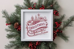 colorful Merry Christmas Png Product Image 4