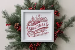 colorful Merry Christmas Png Product Image 4