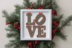 Retro Love Christmas Illustration Png Product Image 4