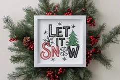 Let It Snow Christmas File PNG Sublimation File Digital Product Image 4