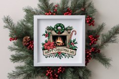 Retro Happy Christmas Day Png Product Image 4