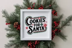 Retro Cookies for Santa Png Product Image 4